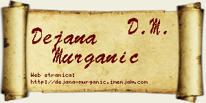 Dejana Murganić vizit kartica